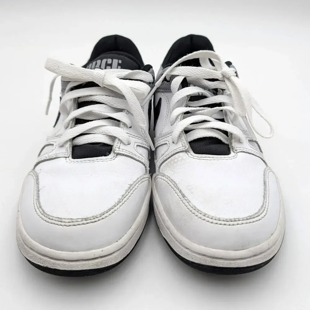 Nike Full Force Low Big Shoes Kids' White/Pewter/Black Size US4.5Y EU36.5 - Picture 12 of 14